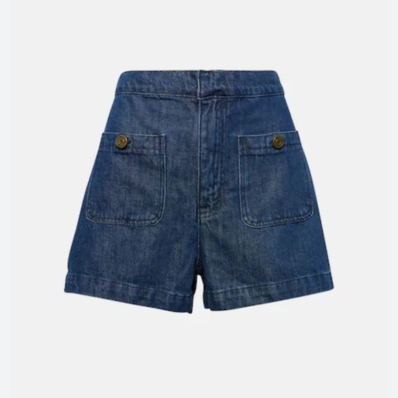 Frame Pants - FRAME Patch Pocket Trouser denim shorts